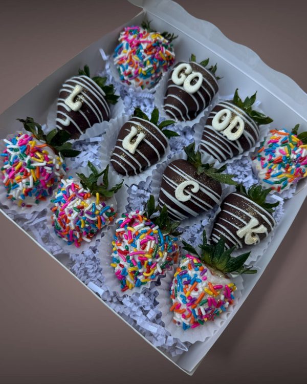 24 Custom Chocolate Strawberries