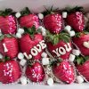 ILY Dozen Covered Strawberries
